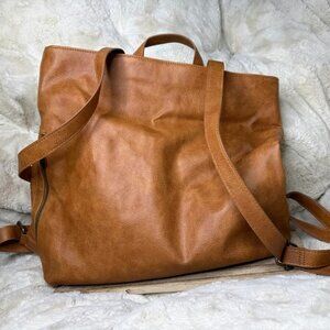 Thirty - One  Brown Leather Backpack